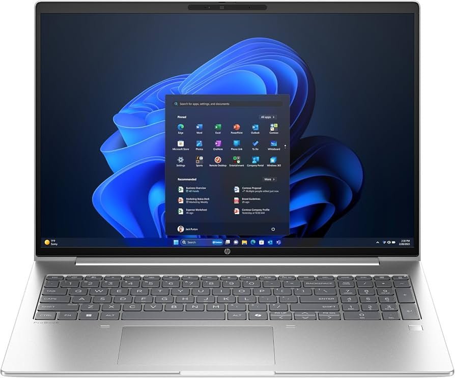 HP ProBook 4 G1i 16" Ultra 5‐225U 16 GB 512 GB 16" W11P AZERTY B9YR8ET#ABF - Compridis