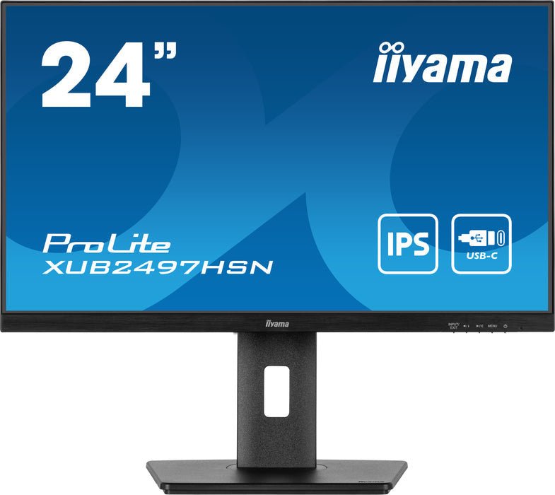 IIYAMA 24" IPS - 1920x1080 USB - C Dock LAN XUB2497HSN - B2A - Compridis