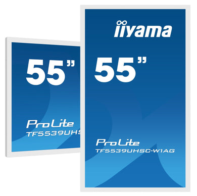IIYAMA 55" pcap wit anti-reflecterend randvrij 15 TF5539UHSC-W1AG - Compridis