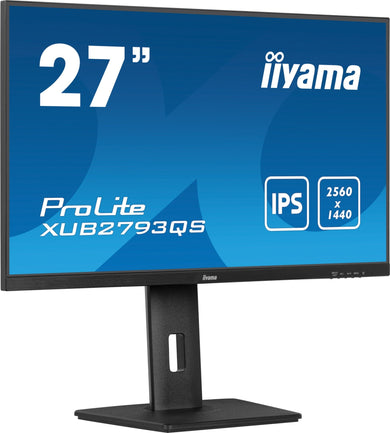 IIYAMA ProLite XUB2793QS-B7 27″ IPS QHD 100Hz, 1ms – Zwart - Compridis