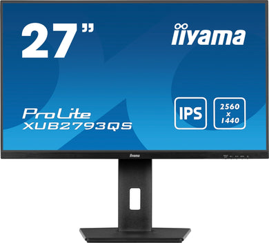 IIYAMA ProLite XUB2793QS-B7 27″ IPS QHD 100Hz, 1ms – Zwart - Compridis