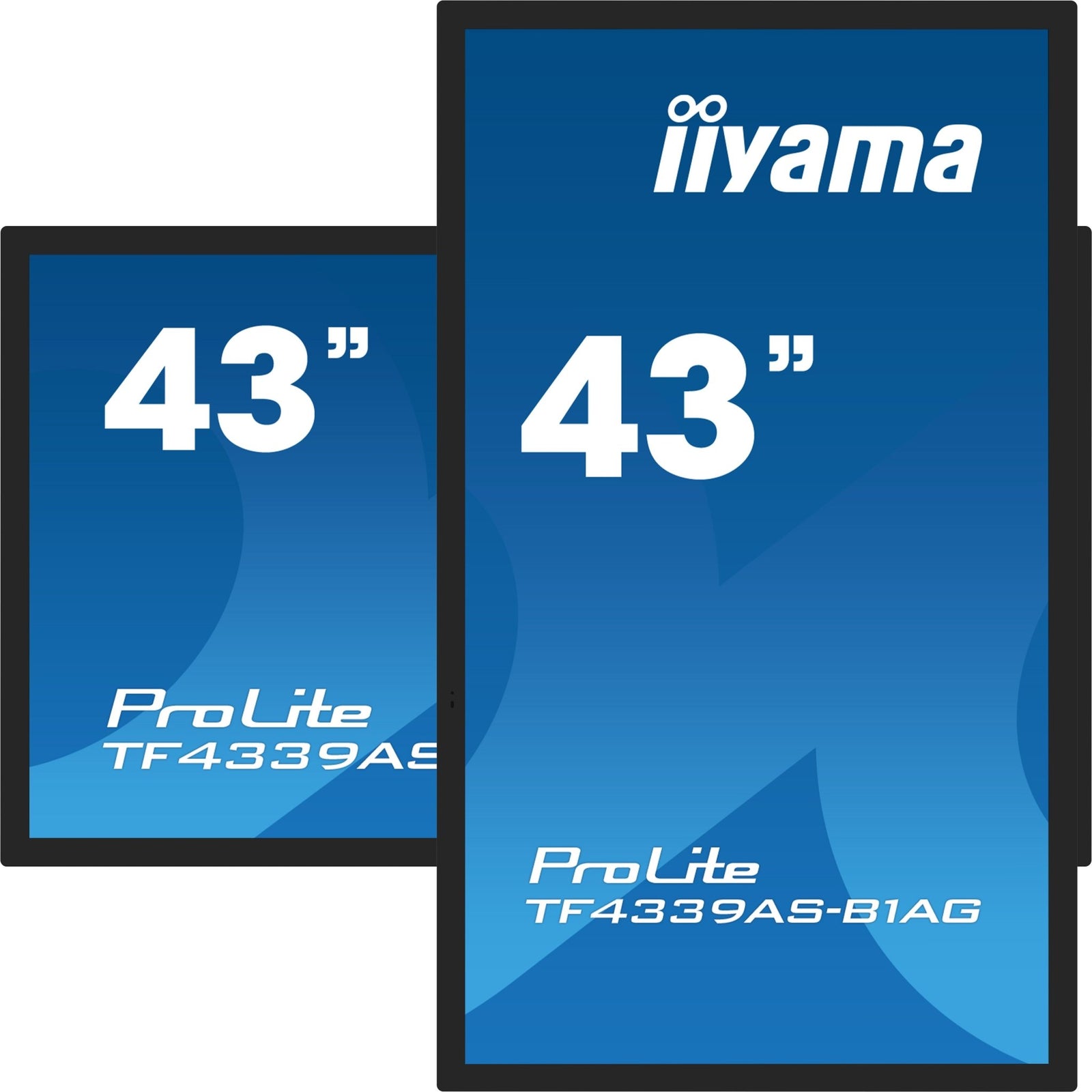 iiyama TF4339AS-B1AG computer monitor 108 cm (42.5") 3840 x 2160 Pixels 4K Ultra HD LED Touchscreen Zwart TF4339AS-B1AG - Compridis