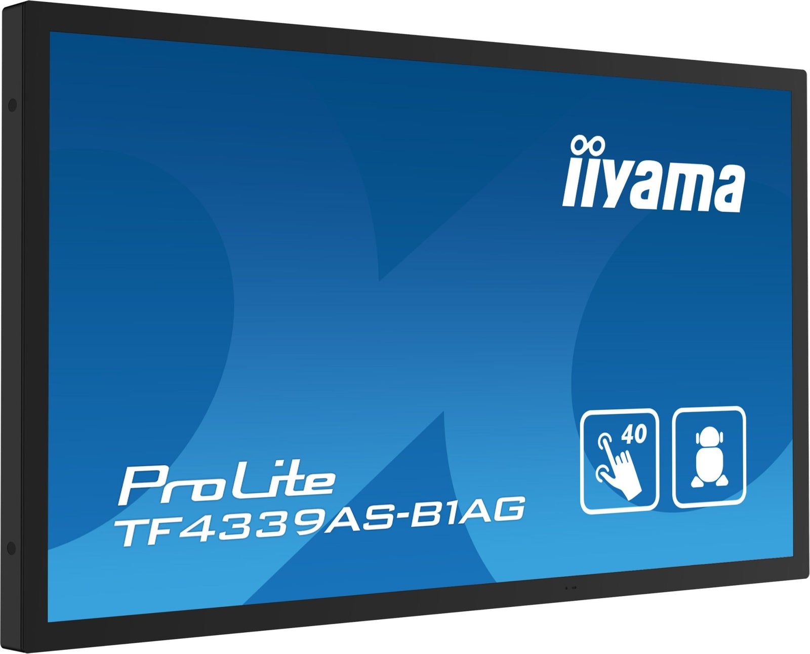 iiyama TF4339AS-B1AG computer monitor 108 cm (42.5") 3840 x 2160 Pixels 4K Ultra HD LED Touchscreen Zwart TF4339AS-B1AG - Compridis