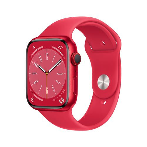 Apple Watch Series 8 OLED 45 mm Digital 396 x 484 pixels Touchscreen 4G Red Wi-Fi GPS (satellite) MNKA3TY/A