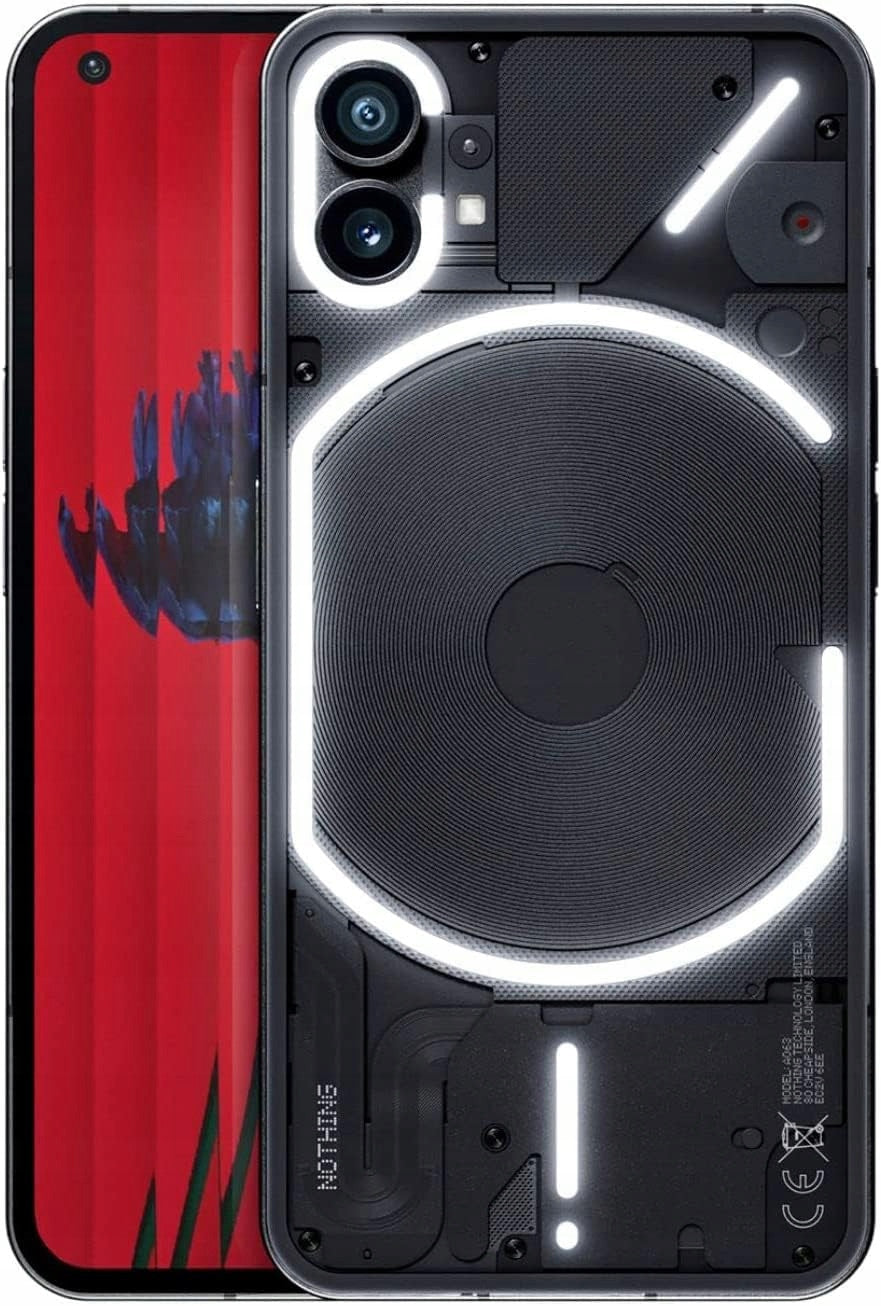 NOTHING Téléphone (1) 8 Go de mémoire interne, 128 Go de stockage, noir A10400006