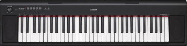 YAMAHA B Piano numérique noir Alimentation incluse NP-12
