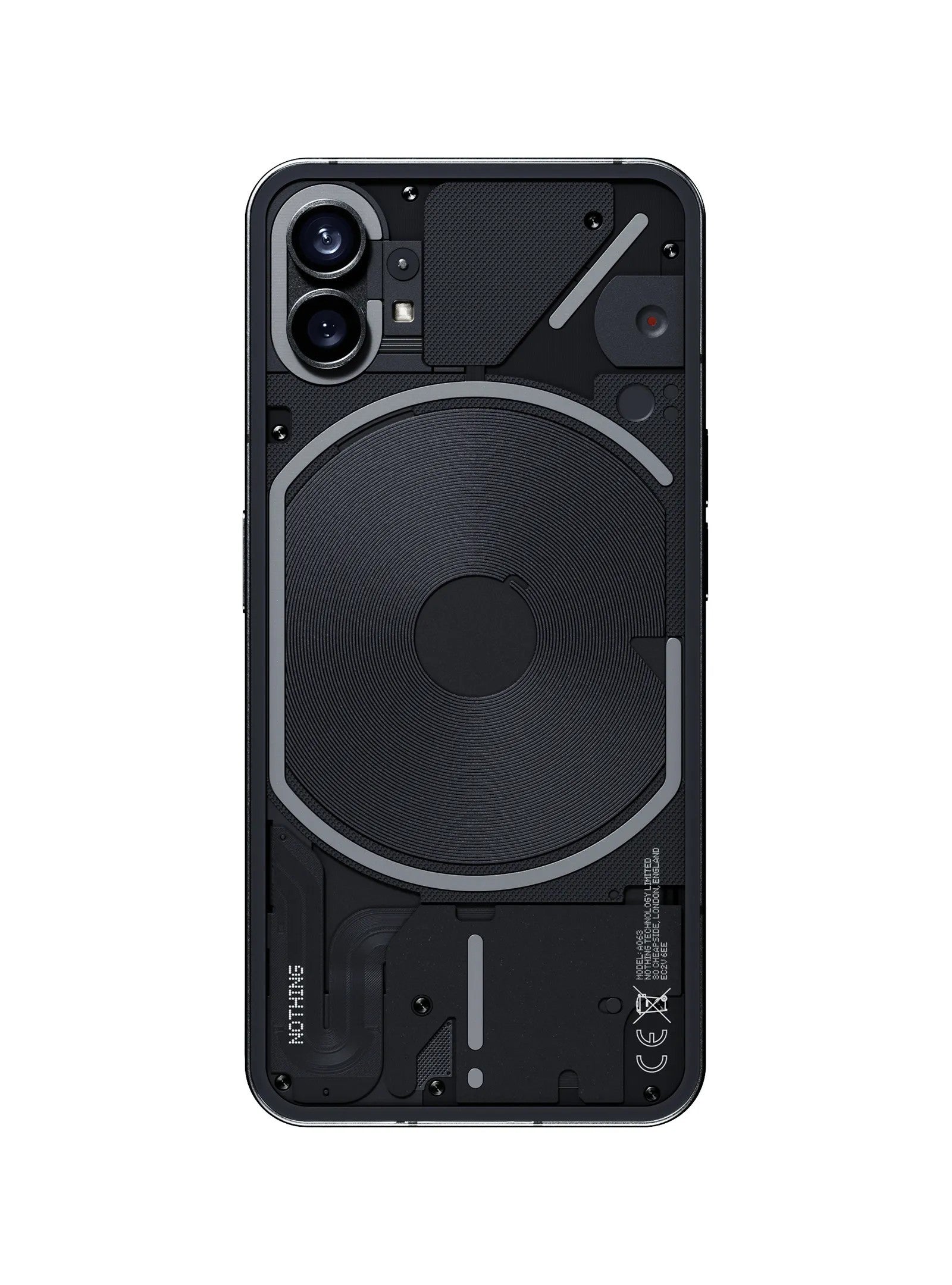 Nothing Phone (1) 16,6 cm (6.55") Dual SIM 5G USB Type-C 8 GB 128 GB 4500 mAh Zwart A10400006