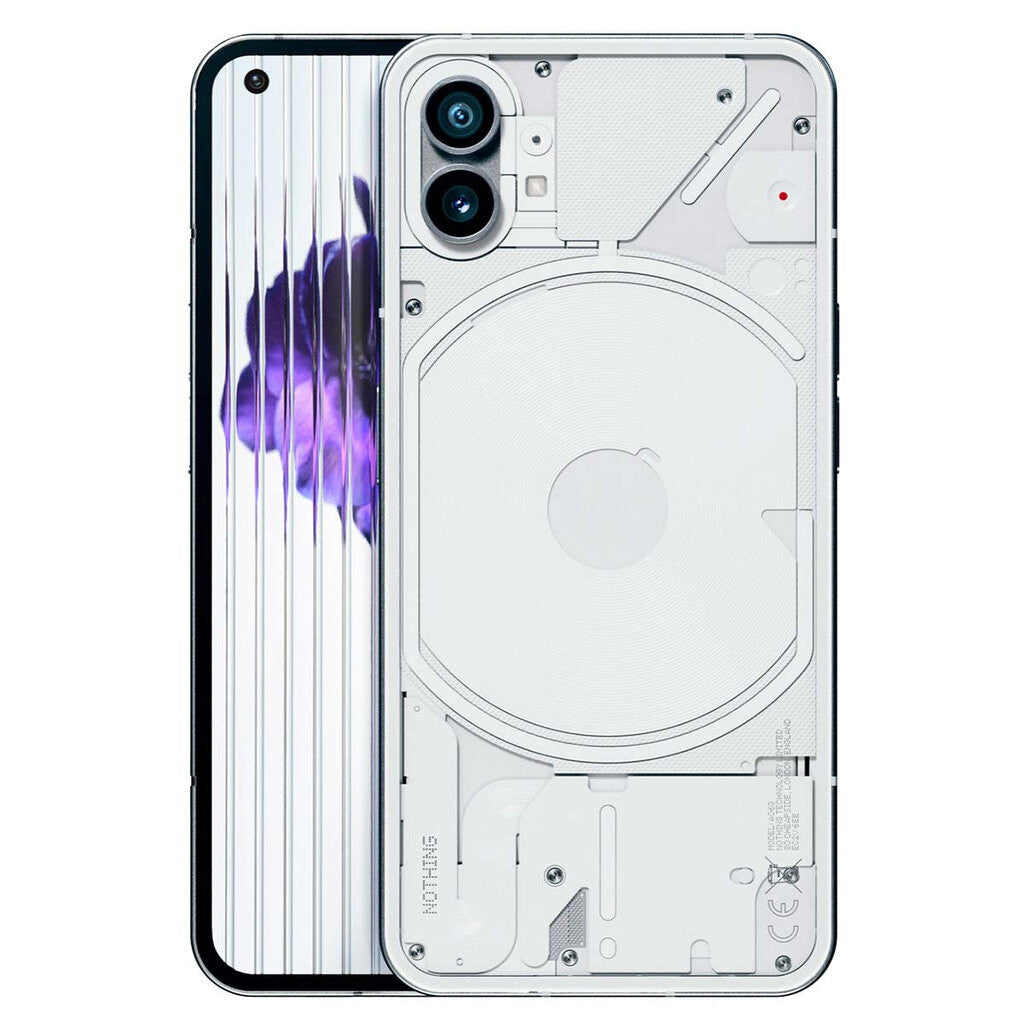 Nothing Phone (1) 16,6 cm (6.55") Double SIM 5G USB Type-C 8 Go 256 Go 4500 mAh Blanc A10400009