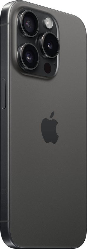 Apple iPhone 15 Pro 15,5 cm (6.1") Dual SIM iOS 17 5G USB Type - C 512 GB Titanium, Zwart MTV73QL/A - Compridis