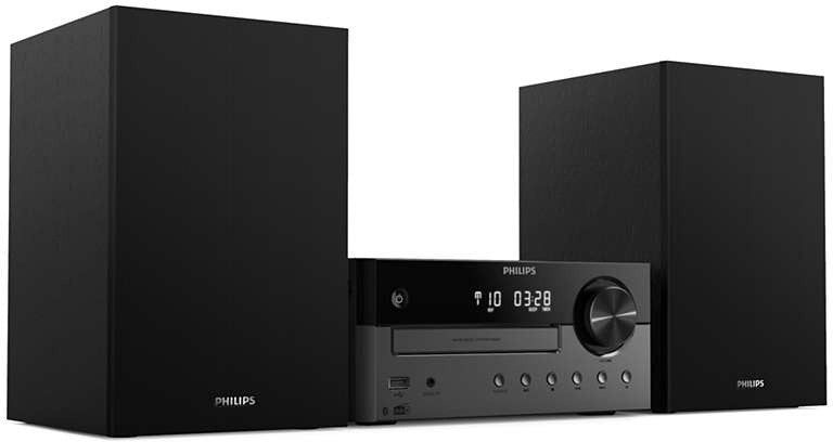 Philips TAM4505/12 ensemble audio pour la maison Système micro audio domestique 60 W Noir, Gris TAM4505/12
