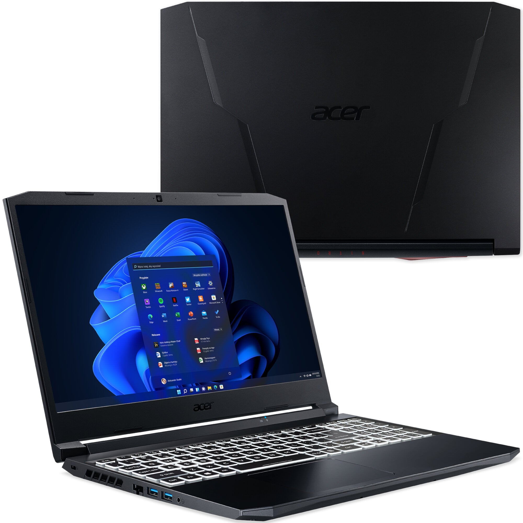 ACER Nitro AN515-57 I7-11800H 16GB 512GB RTX 3050 Ti W11H QWERTZ NH.QESEV.006