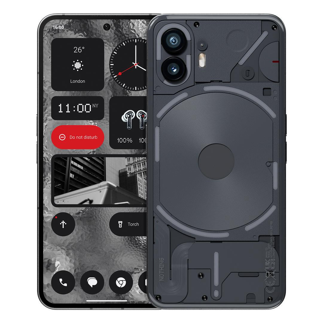 Nothing Phone (2) 17 cm (6.7") Double SIM 5G USB Type-C 12 Go 256 Go 4700 mAh Gris A10400026