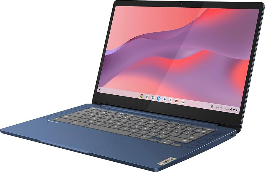 Lenovo IdeaPad Slim 3 Chrome 14M868 MediaTek Kompanio 520 Chromebook 35.6 cm (14") Full HD 4 GB LPDDR4x-SDRAM 128 GB eMMC Wi-Fi 6 (802.11ax) ChromeOS French Grey 82XJ003JFR