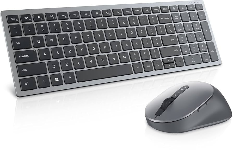 DELL Clavier sans fil multi-appareils KM7120W-GY-SWI