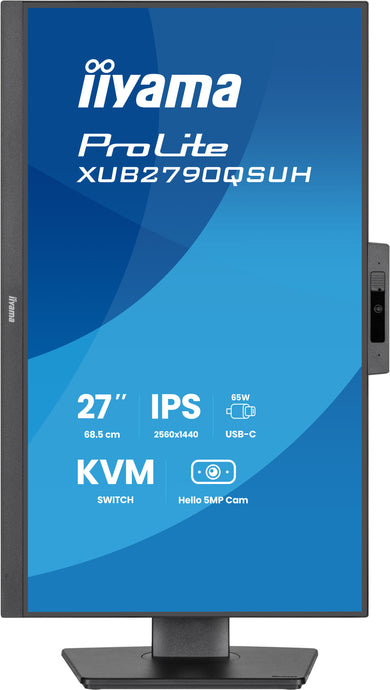 IIYAMA ProLite XUB2790QSUH-B2 27″ IPS QHD 100 Hz USB-C Noir
