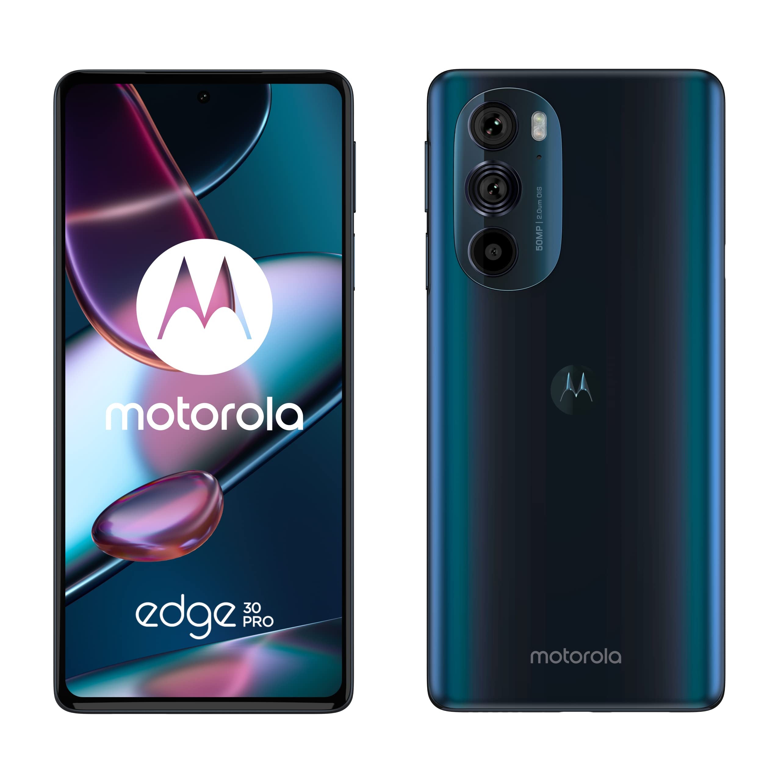 Motorola edge 30 Pro PASS0013SE smartphone 17 cm (6.7") Double SIM Android 12 5G USB Type-C 12 Go 256 Go 4800 mAh Bleu PASS0013SE