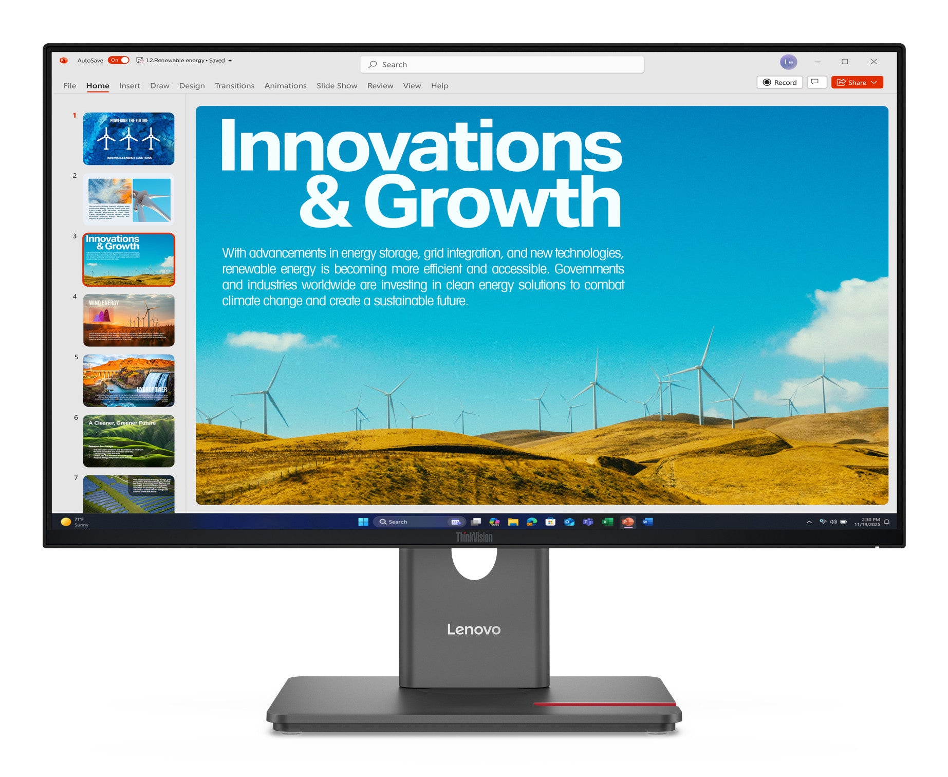 LENOVO P24QD-40 23,8" 2560x1440 IPS 120Hz 64B1GAT1EU