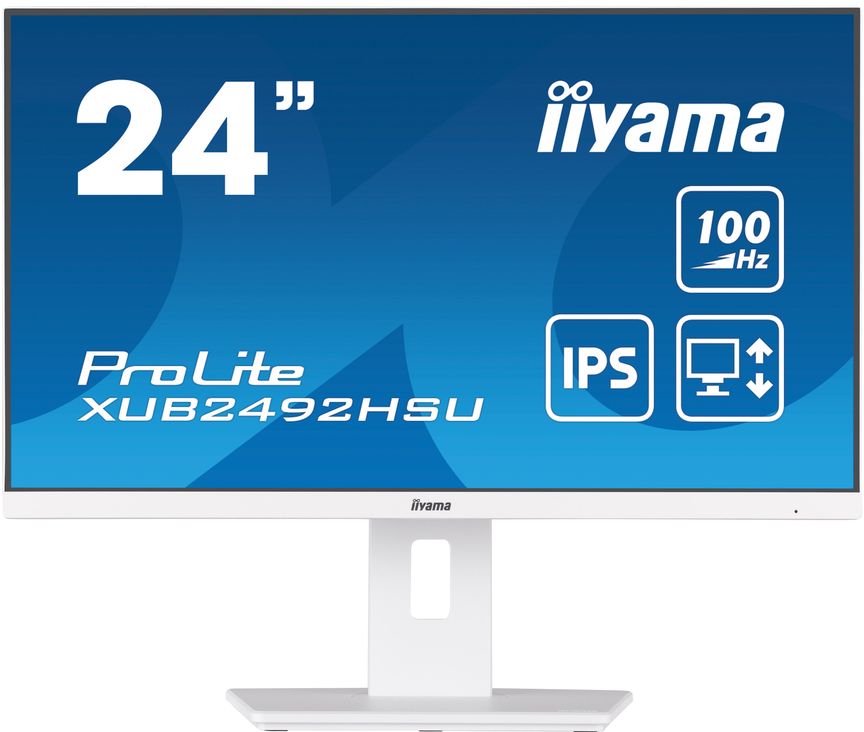 iiyama XUB2492HSU-W6 computer monitor 60,5 cm (23.8") 1920 x 1080 Pixels Full HD LED Wit XUB2492HSU-W6