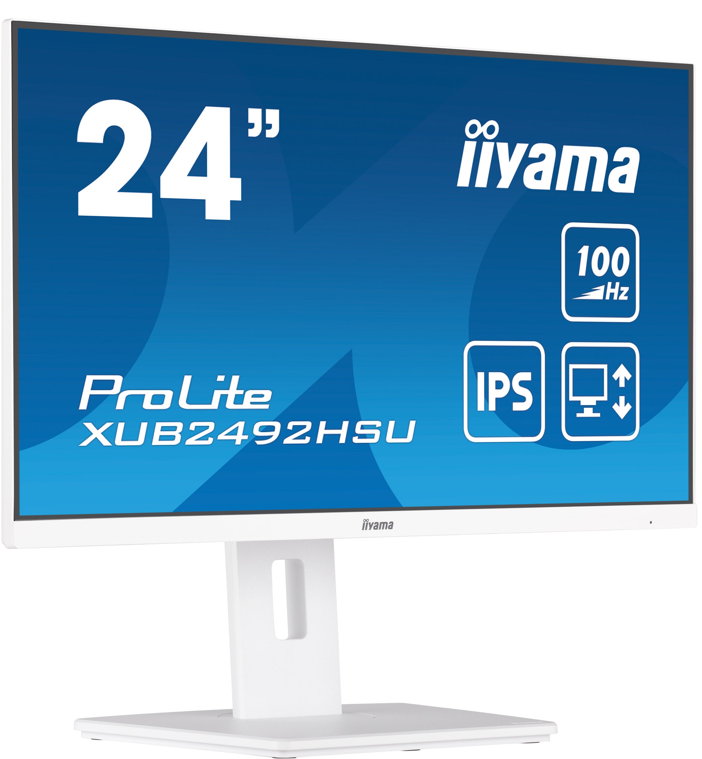 iiyama XUB2492HSU-W6 computer monitor 60,5 cm (23.8") 1920 x 1080 Pixels Full HD LED Wit XUB2492HSU-W6