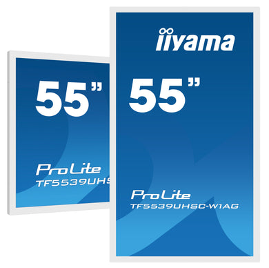 IIYAMA Écran 55" blanc pcap antireflet sans cadre 15 TF5539UHSC-W1AG