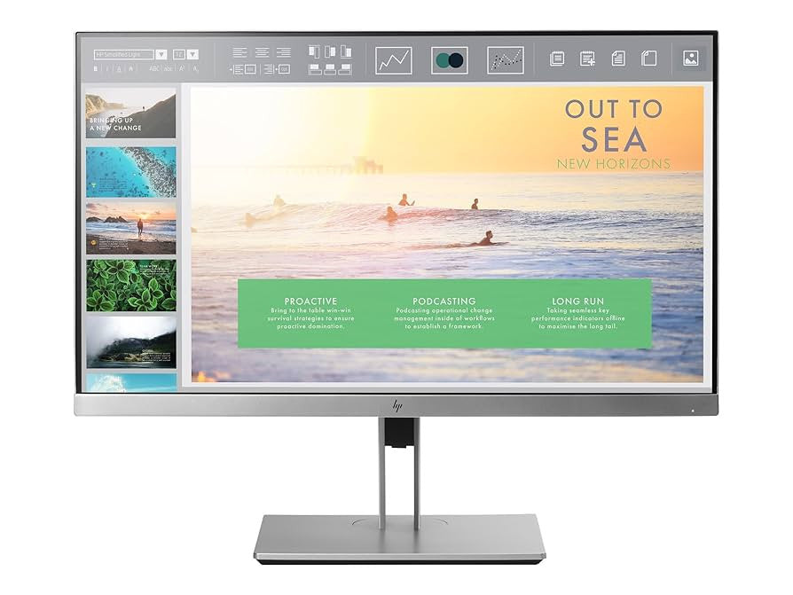 HP Moniteur EliteDisplay E233 Silver HP Renew 1FH46AA