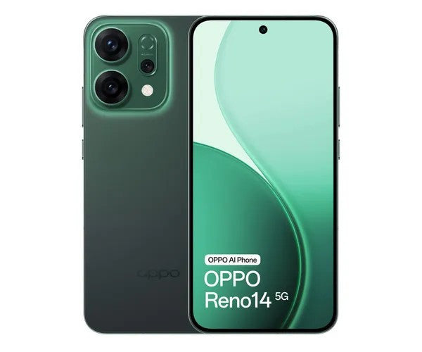 OPPO 14 5G CPH2737 smartphone 16,7 cm (6.59") Double SIM Android 15 USB Type-C 12 Go 256 Go 6000 mAh Vert CPH2737