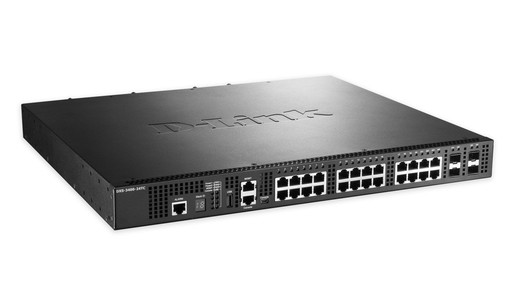 D-LINK Schakelaar 10GBIT 20XRJ45 TSFP+4XCOMBO DXS-3400-24TC