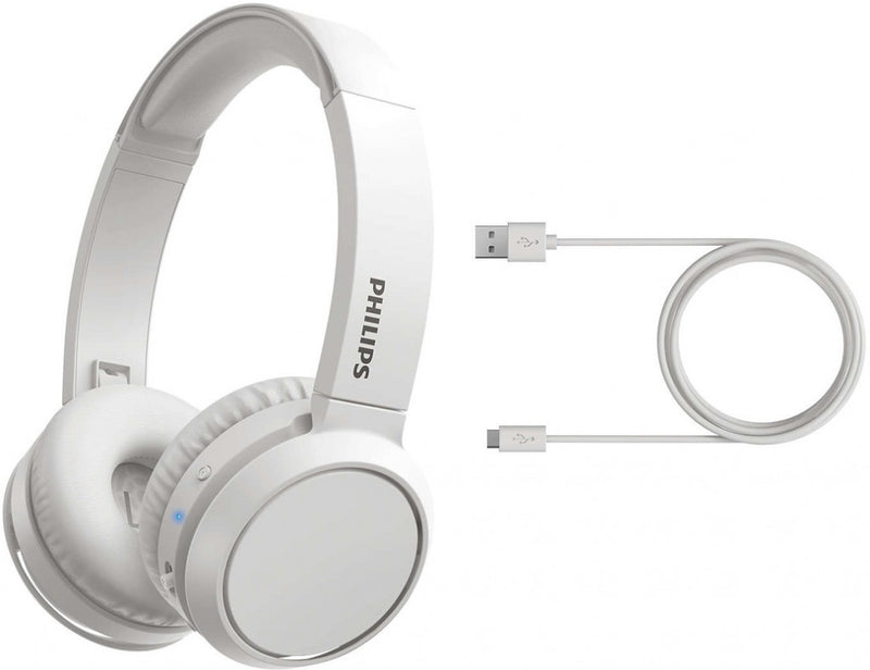 Philips 4000 series TAH4205WT/00 headphones/headset Wireless Headband Calls/music USB Type-C Bluetooth White