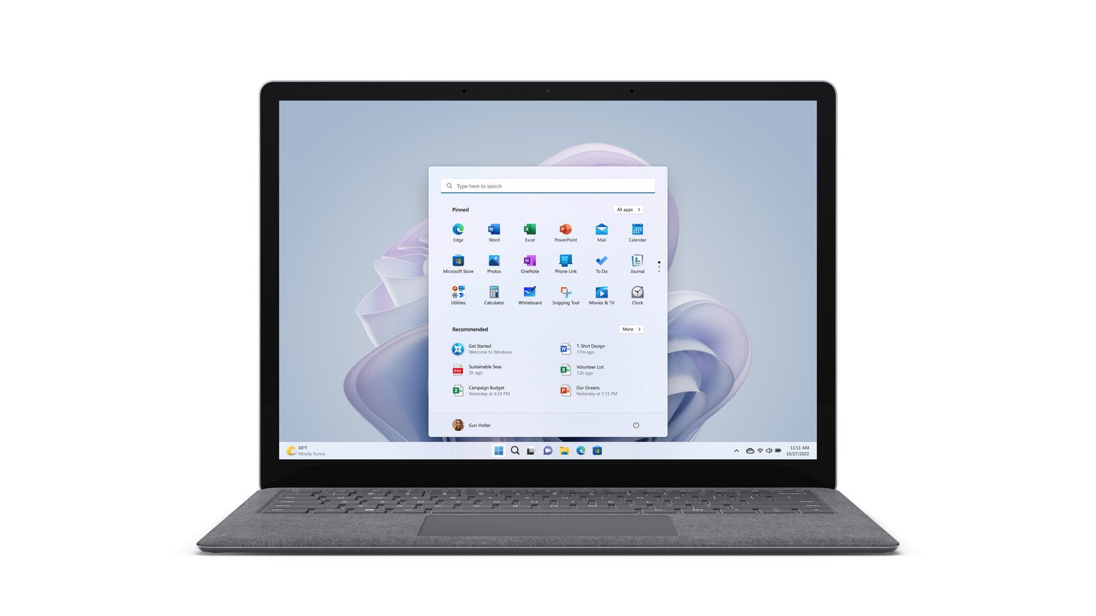 MICROSOFT, Surface Laptop 5, 13.5 inch, Intel Core i5-1245U, 16 Go LPDDR5X, 256 Go SSD, QWERTY US, R7B-00009