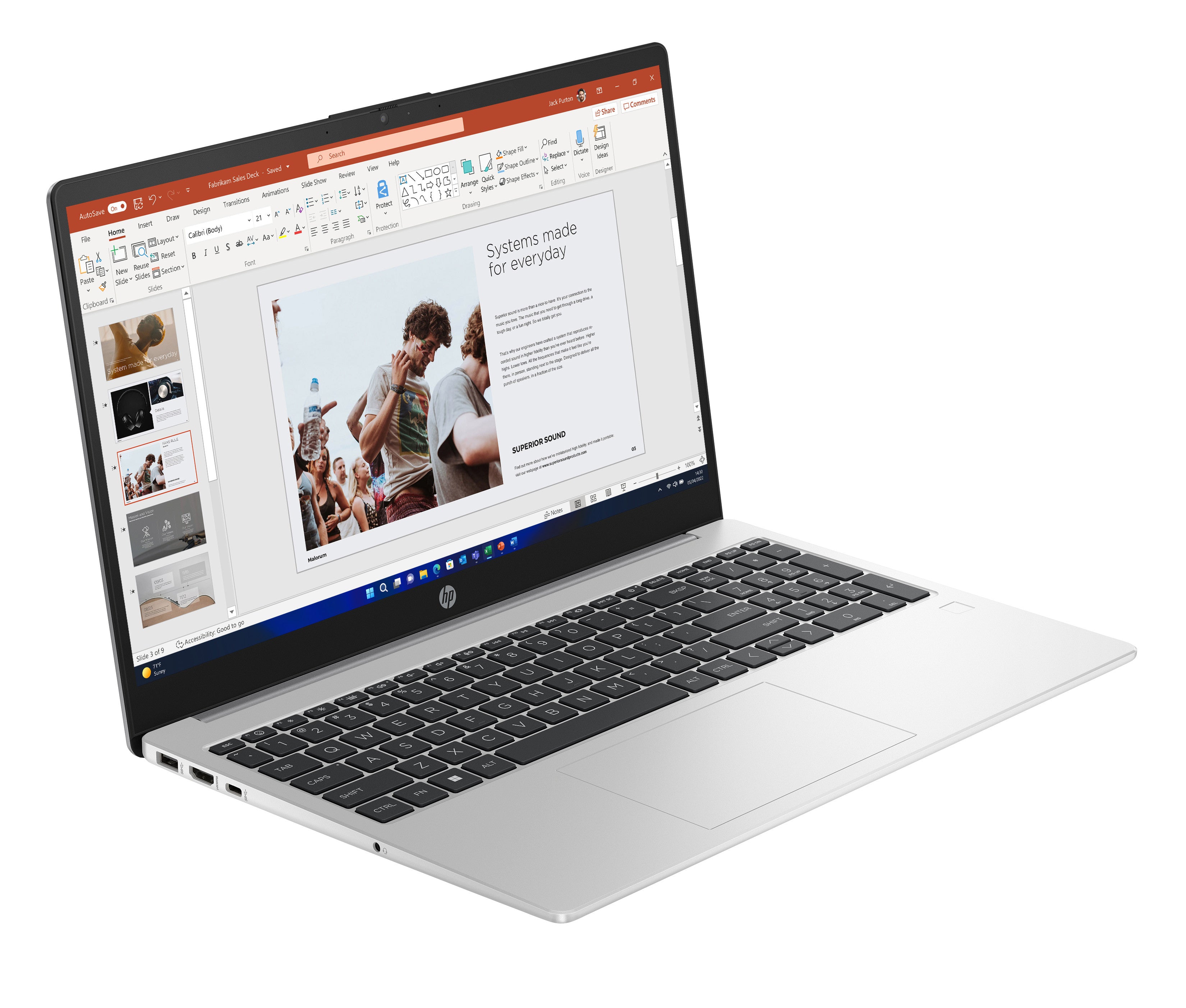 HP 255 G10 R3 7330U 15.6" 8/512 W11P AZERTY AK9X8AT#ABF