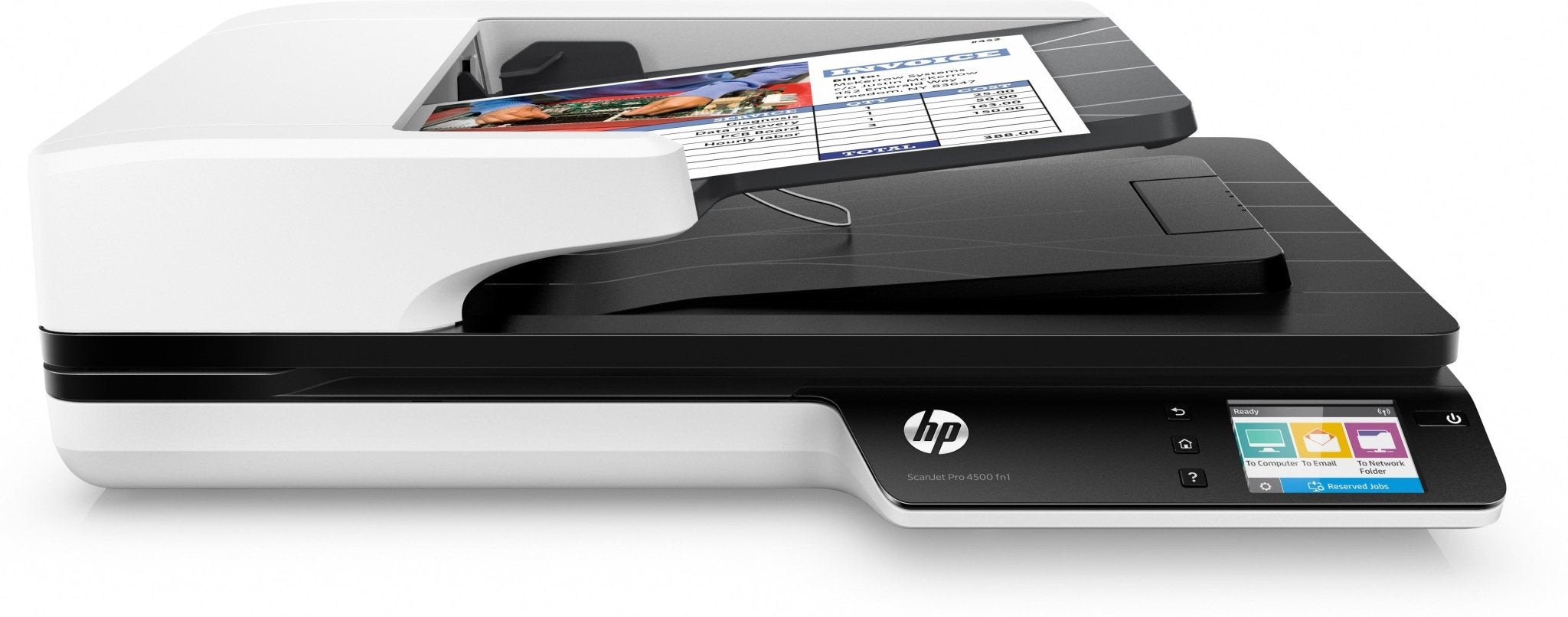 HP Scanjet Pro 4500 fn1 Flatbed - /ADF - scanner 1200 x 1200 DPI A4 Grijs L2749AB19 - Compridis