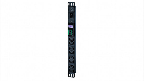 APC Easy PDU EPDU1016M, Metered, 1U, 16A, 230V, (8x)C13, C20 stekker