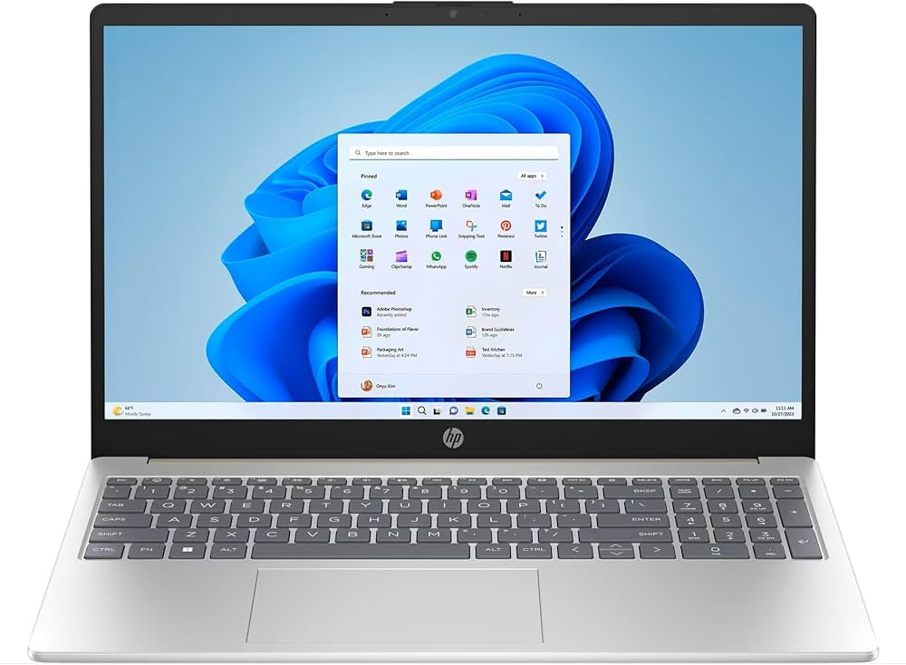 HP 15-FD0830ND 15.6" Intel Core i3-N305 8GB 512GB SSD QWERTY US A17XTEA#ABH