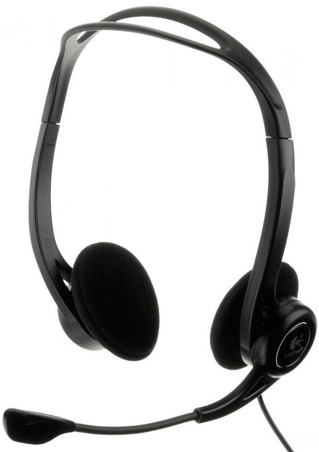 Logitech 981-000100 hoofdtelefoon/headset Bedraad Hoofdband Oproepen/muziek USB Type-A Zwart 981-000100