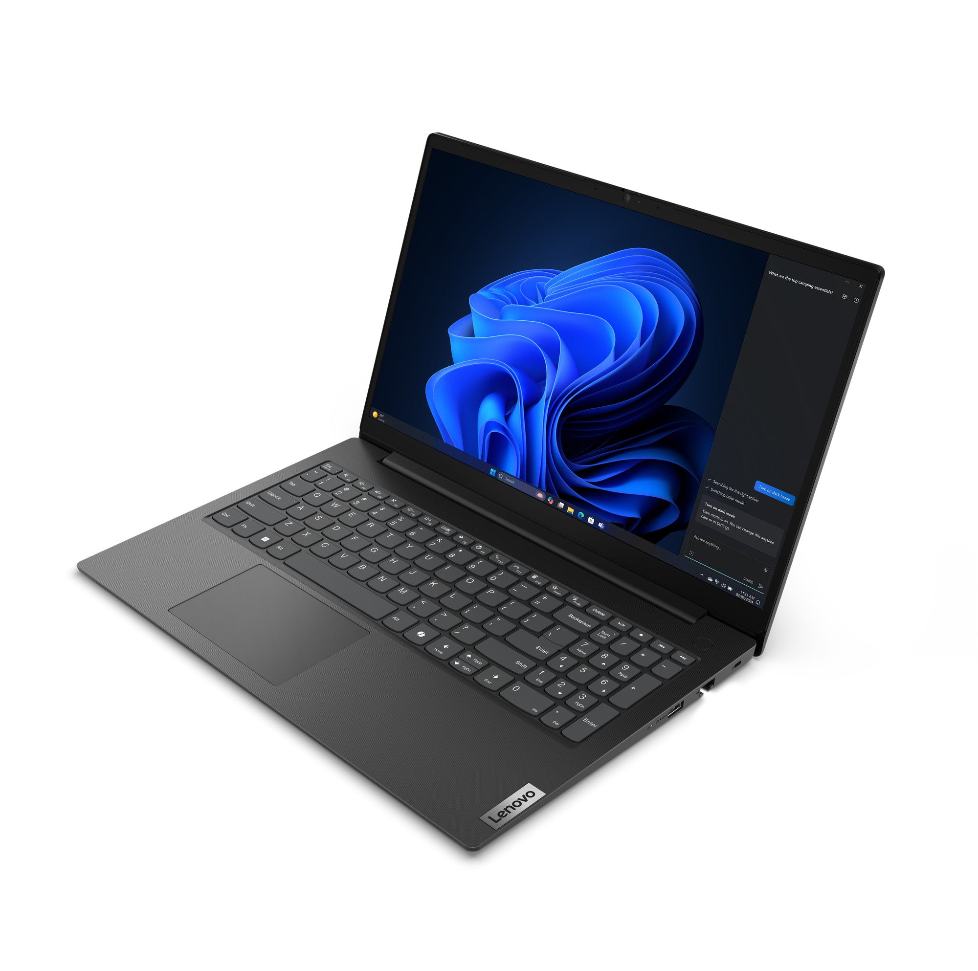Lenovo V15 G5 IRL Intel® Core™ i5 i5-13420H Ordinateur portable 39,6 cm (15.6") Full HD 16 Go DDR5-SDRAM 512 Go SSD Wi-Fi 6 (802.11ax) Windows 11 Pro Allemand Noir 83GW009FGE