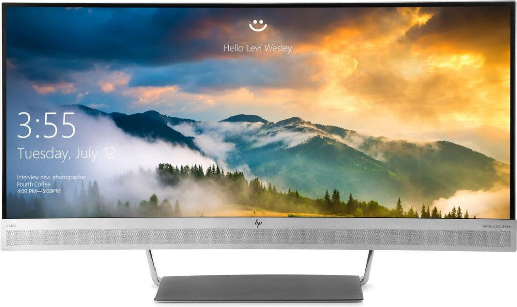 HP EliteDisplay S340c computer monitor 86.4 cm (34") 3440 x 1440 pixels Quad HD Silver V4G46AA#ABB