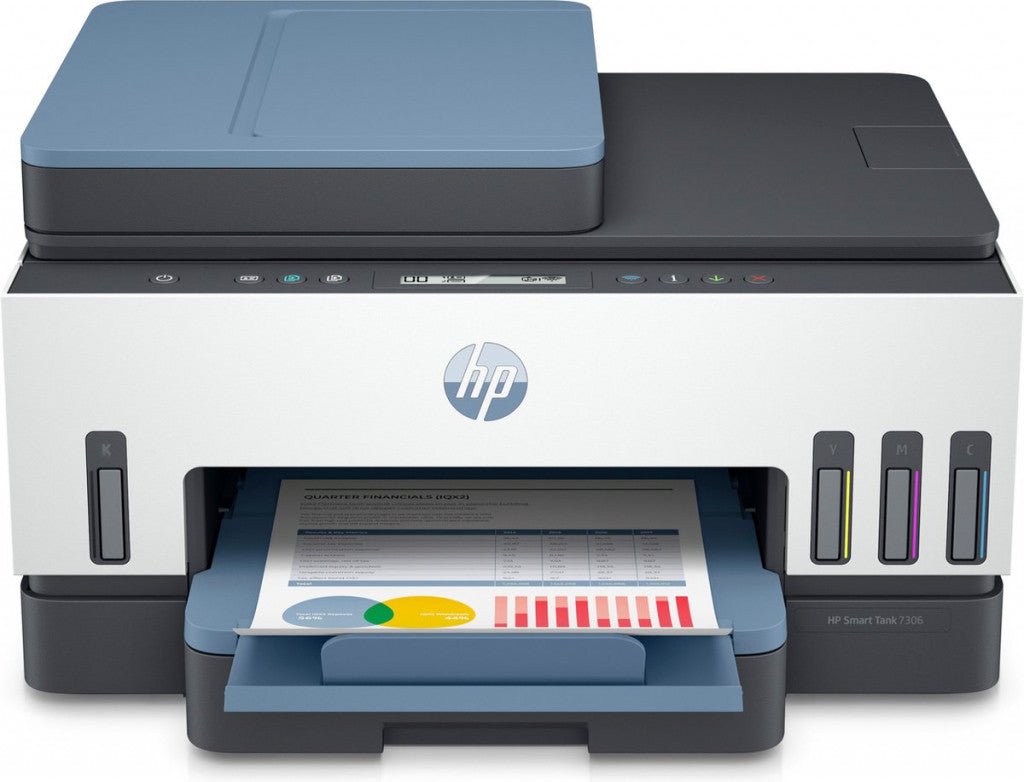 HP Smart Tank 7306 Draadloos All - in - One Kleur Printer, Dubbelzijdig printen; Kopieerapparaat, Scanner 28B76A - Compridis