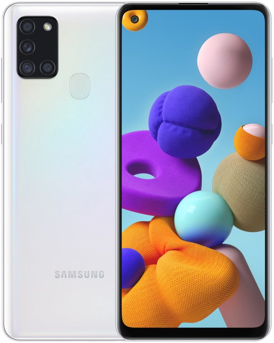 Samsung Galaxy A21s SM-A217F/DSN 16.5 cm (6.5") Dual SIM Android 10 4G USB Type-C 3 GB 32 GB 5000 mAh White SM-A217FZWNEUE
