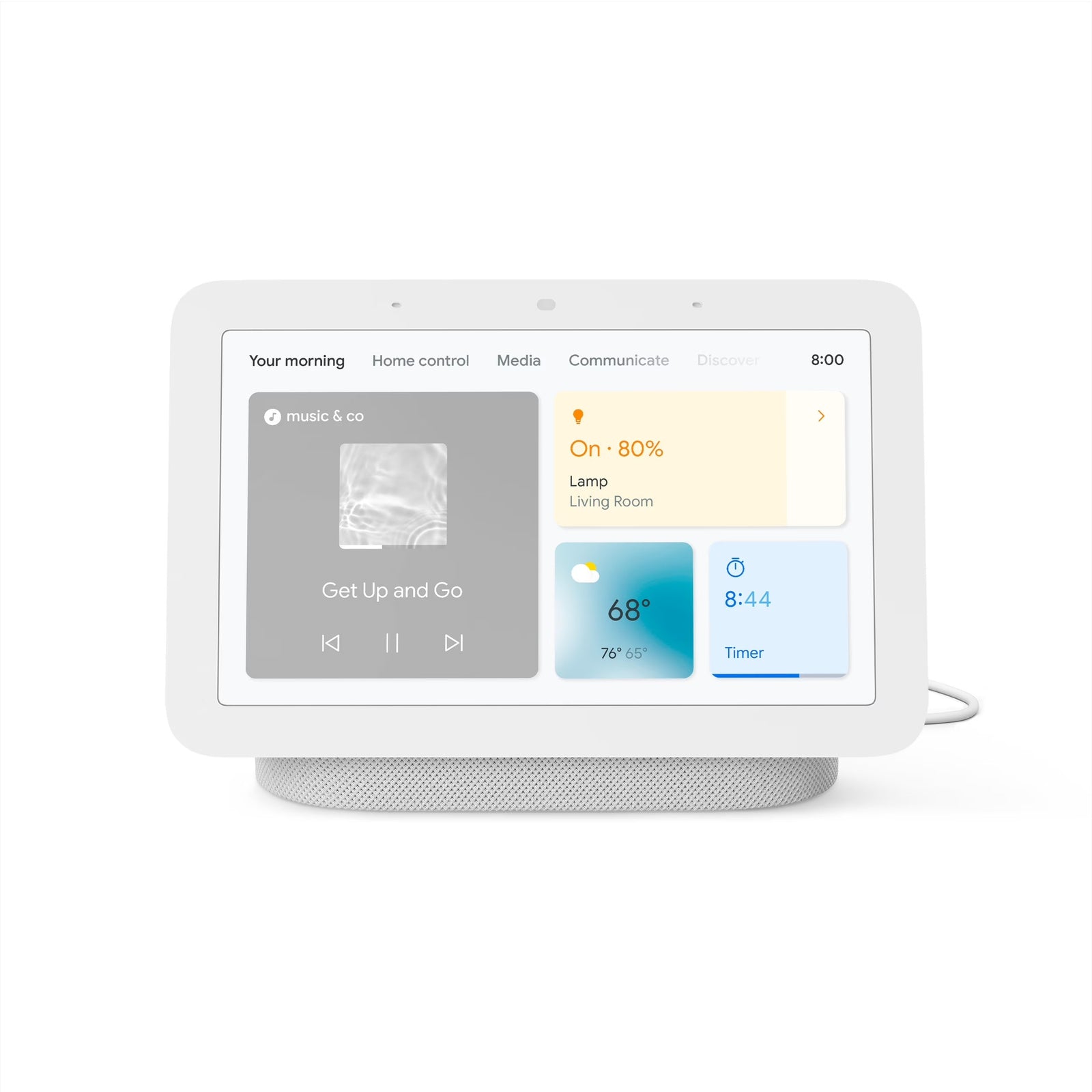 Google Nest Hub 2e Gen GA01892-FR 7" Smart Display Charcoal