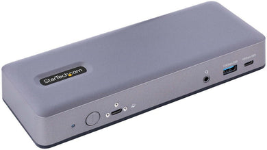 StarTech.com USB - C Docking Station, Multi Monitor USB - C Dock, HDMI/DP/DP Alt - mode, 3x 4K30 / 2x 4K60, 7 - Port USB Hub, 60W Power Delivery, GbE, 3.5mm Audio, Works With Chromebook Certified DK31C3MNCRUE - Compridis