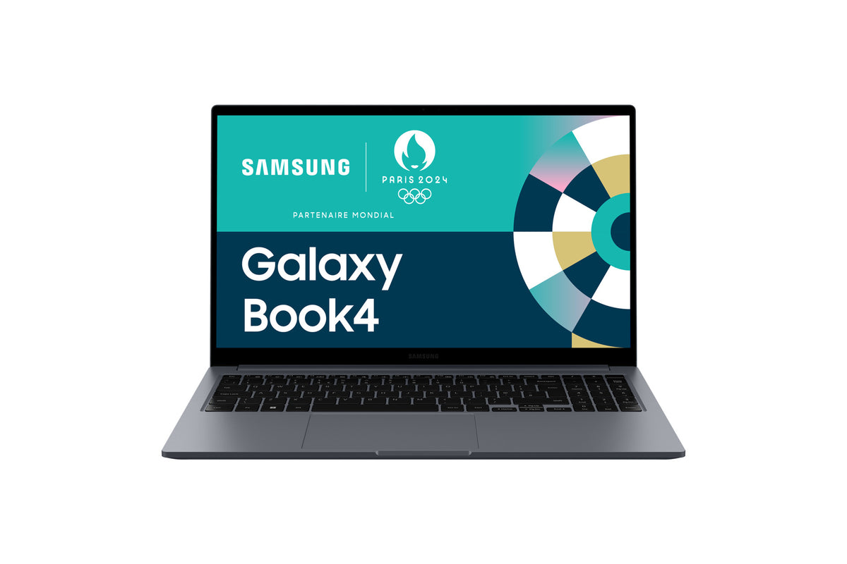 SAMSUNG GalaxyBook4 15.6-inch Intel Core i5-1335U 8Go 256Go 15.6" W11H AZERTY Gray NP750XGJ-KG2FR