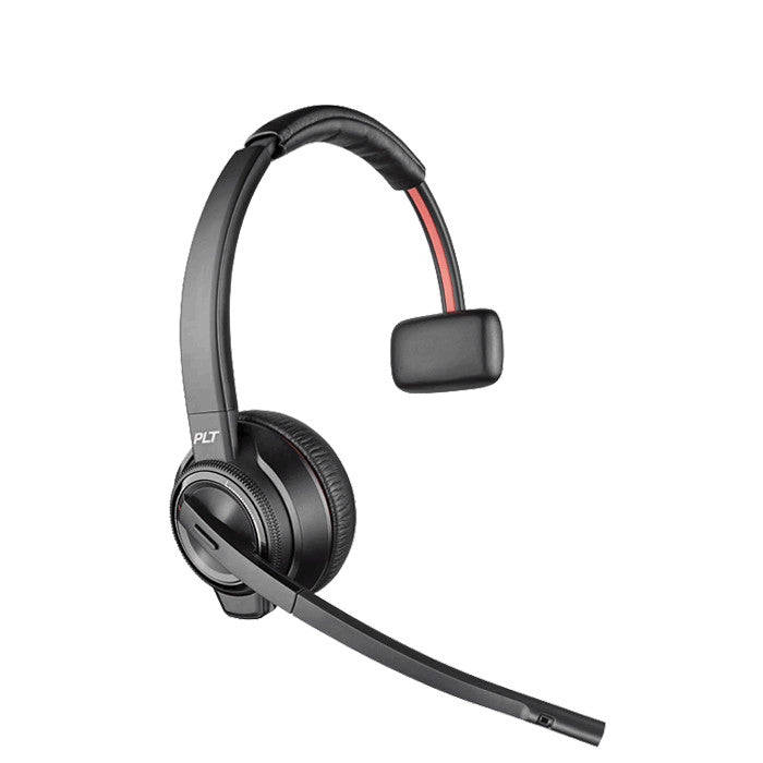 Poly Savi 8210 UC Headset Draadloos Hoofdband Kantoor/callcenter Oplaadhouder Zwart 209813-02