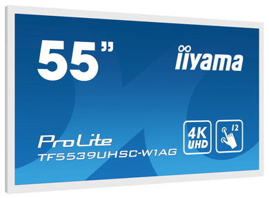 IIYAMA Écran 55" blanc pcap antireflet sans cadre 15 TF5539UHSC-W1AG