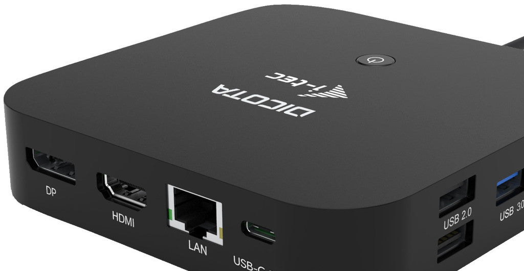 DICOTA D31949 laptop dock & poortreplicator Bedraad USB Type-C Zwart D31949