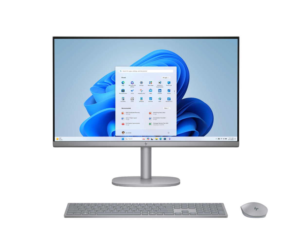 HP OmniStudio x All-in-One Desktop PC Ultra 7 155H 16GB 1TB 27" W11H B27G7EA#ABH