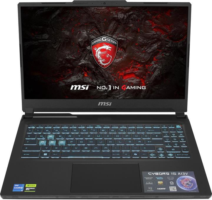 MSI Cyborg 15 A13VE I5-13420H 16 Go 512 Go RTX 4050 Noir 15,6" 0015K1-1007