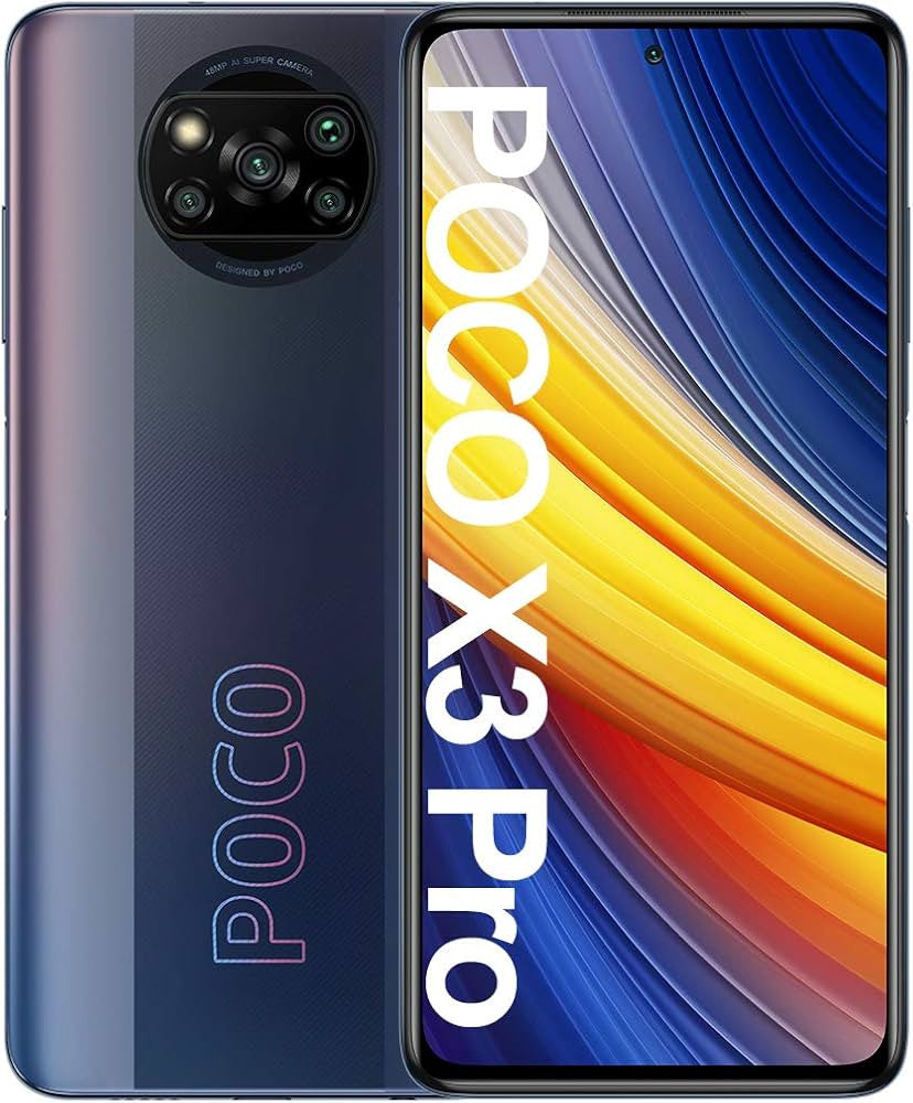 POCO X3 Pro 16.9 cm (6.67") Dual SIM Android 11 4G USB Type-C 6 GB 128 GB 5160 mAh Black MZB08UKEU