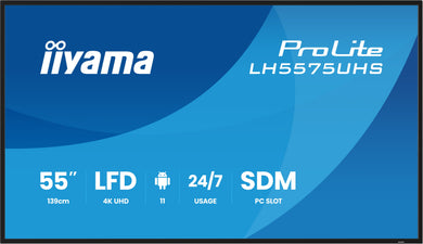 IIYAMA LH5575UHS-B2AG 55″ 4K UHD IPS Affichage Numérique 500 cd/m²