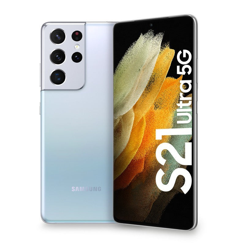 SAMSUNG Galaxy S21 Ultra 5G 12GB RAM 256GB opslag Zilver SM-G998BZSGEUB