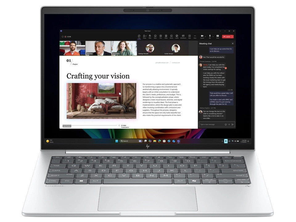 HP EliteBook 8 G1a 14" Ryzen AI 7 350 32 Go 1 TB 14" W11P QWERTY US AD3T2ET#ABH
